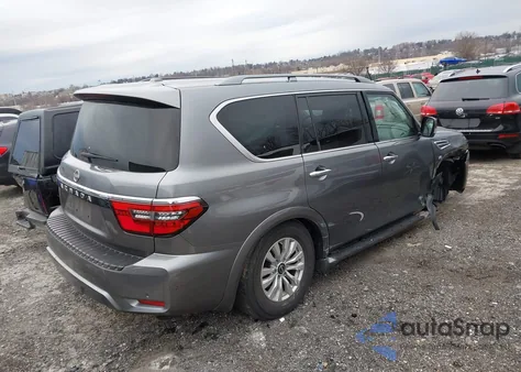 2022 Nissan Armada Sv 4Wd from USA, damaged, VIN JN8AY2AD8N9676505